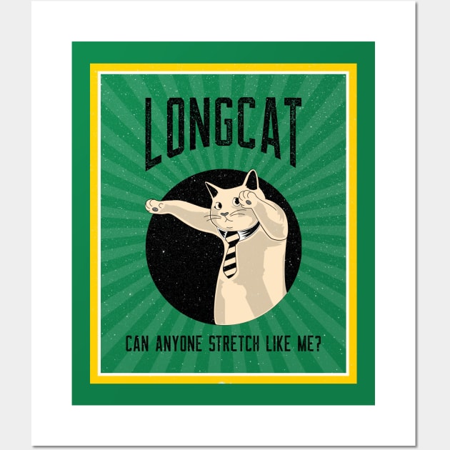 LONG CATS Wall Art by Katebi Designs